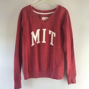MIT v neck sweatshirt